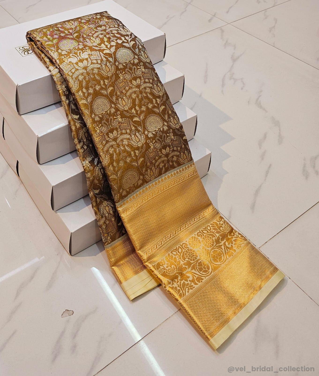 Kanchipuram semi silk saree