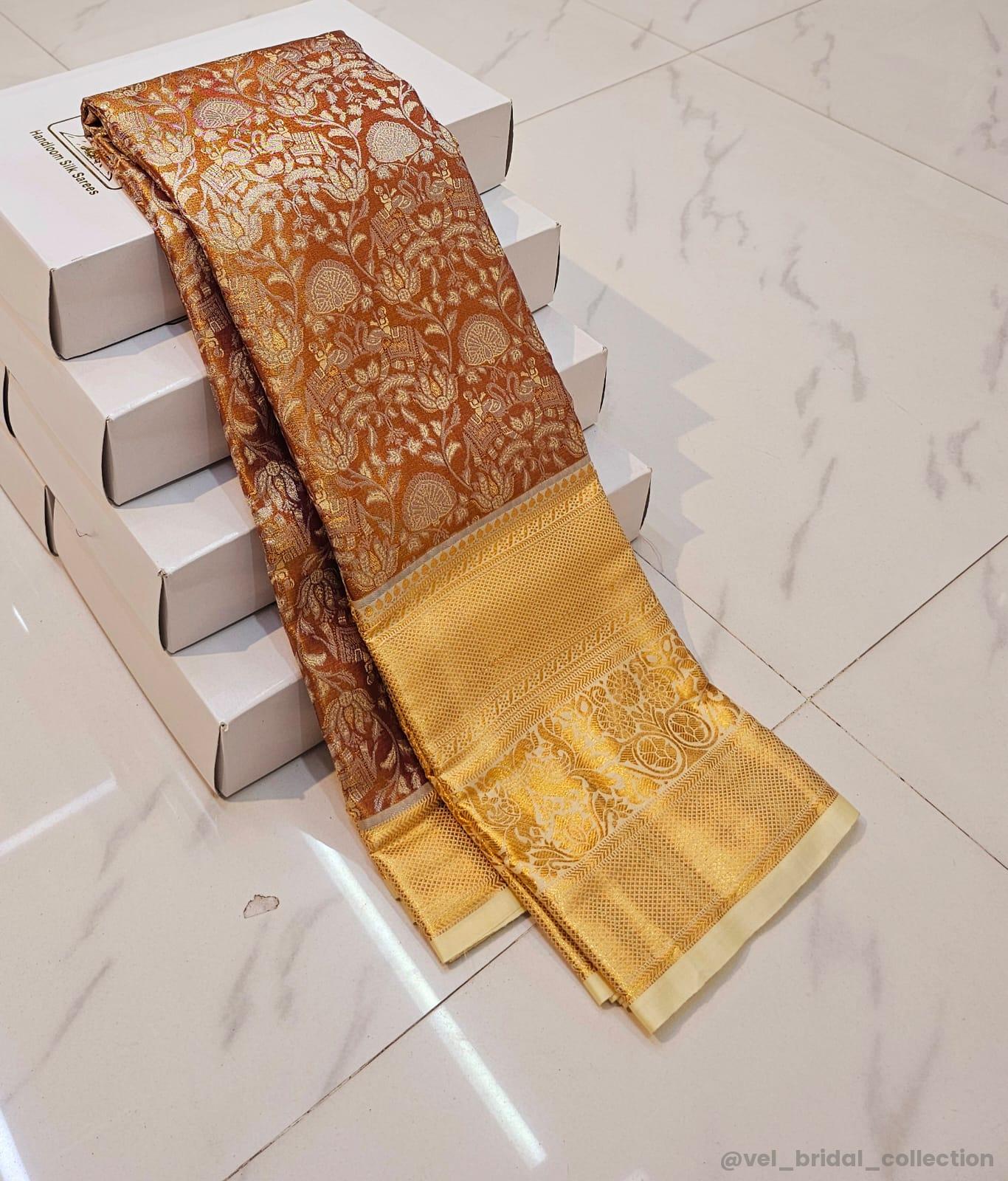 Kanchipuram semi silk saree