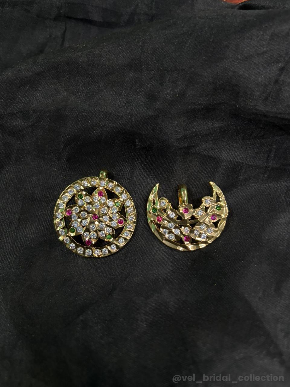 Gold-plated Sun & Moon Pendants