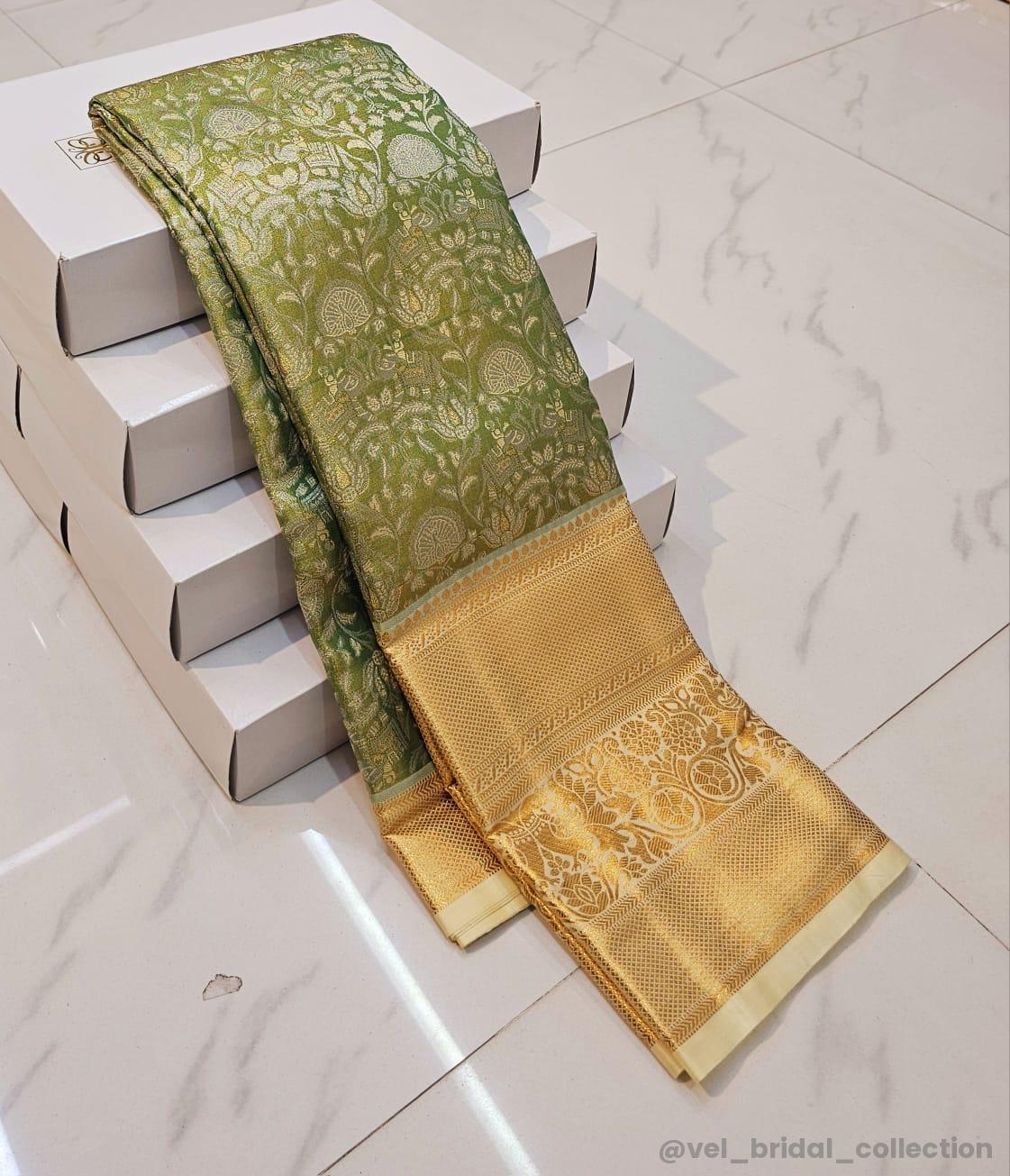 Kanchipuram semi silk saree