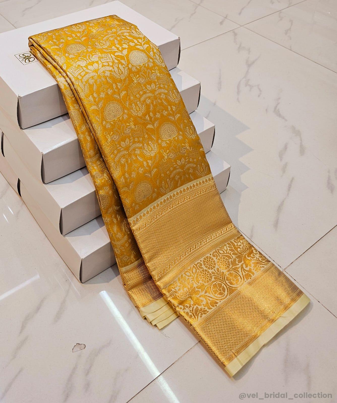 Kanchipuram semi silk saree