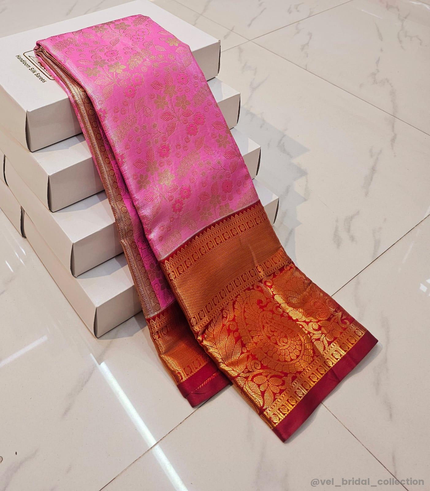 Kanchipuram semi silk saree