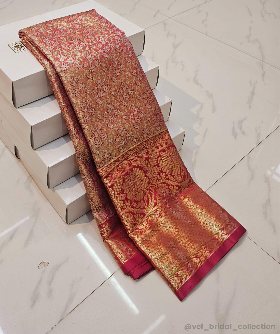 Kanchipuram semi silk saree