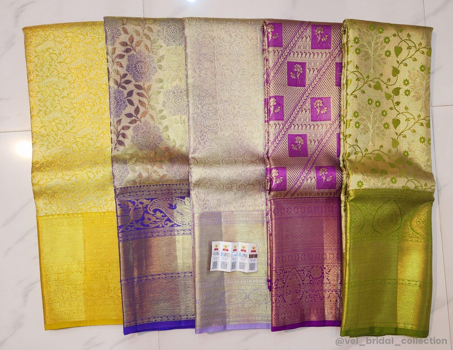 KANCHIPURAM  BRIDAL SAREES