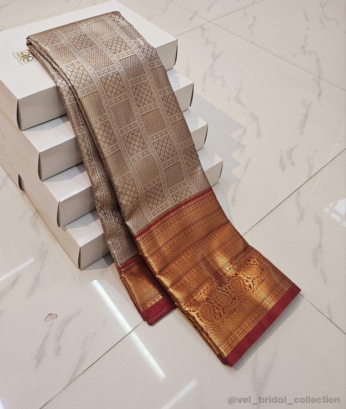 Kanchipuram semi silk saree