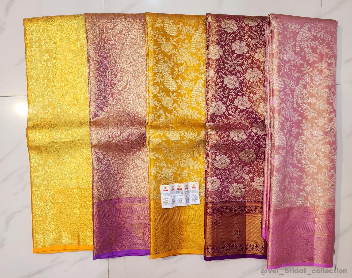 KANCHIPURAM  BRIDAL SAREES