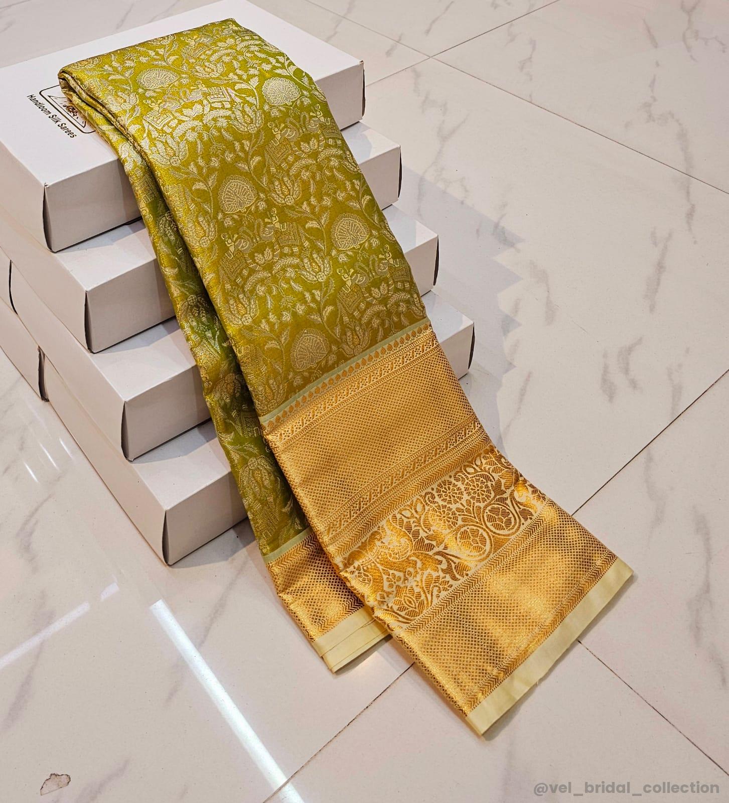 Kanchipuram semi silk saree